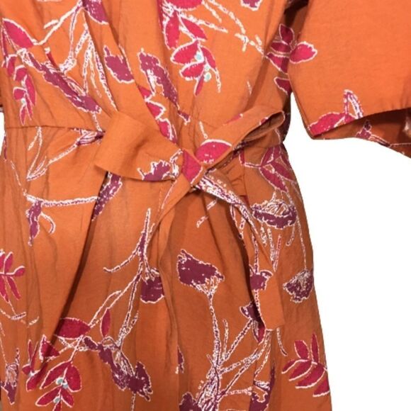 Lumiere Short Sleeve Printed Dress Size Large - Picture 3 of 5